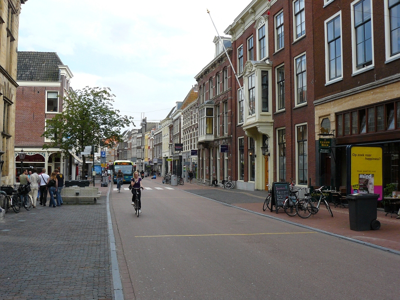 Breestraat Leiden am 21-07-2007.