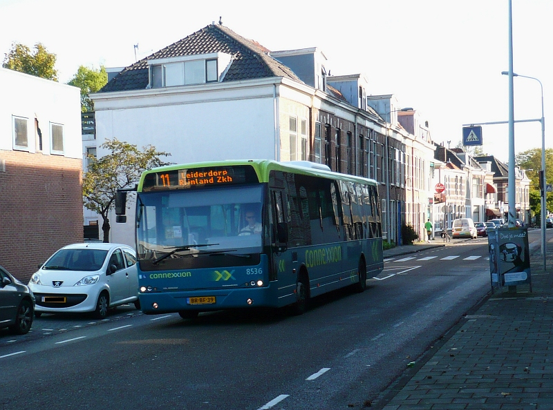 Connexxion Bus Nummer 8536 Morsweg, Leiden 03-10-2010.
