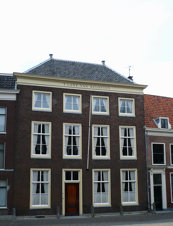 Haus am Hooglandse Kerkgracht in Leiden am 05-02-2011.