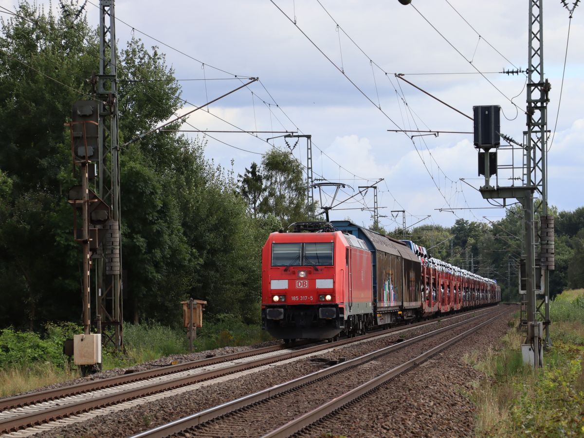 DB Cargo Lokomotive 185 317-5 Devesstrae, Salzbergen 16-09-2021.

DB Cargo locomotief 185 317-5 Devesstrae, Salzbergen 16-09-2021.