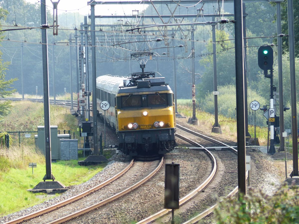NS Lokomotive 1746 mit Intercity aus Berlin. Bahnbergang Stadsweg, De Lutte 11-09-2020.


NS locomotief 1746 met Intercity uit Berlijn. Overwerg Stadsweg, De Lutte 11-09-2020.