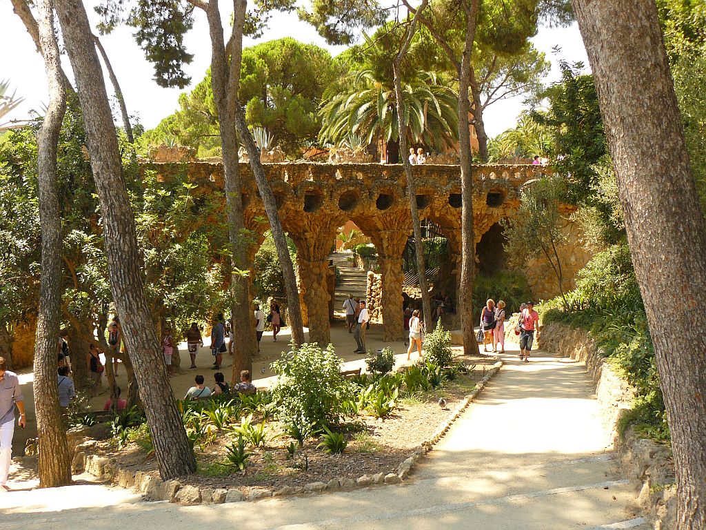 Park Gell, Barcelona 01-09-2013.