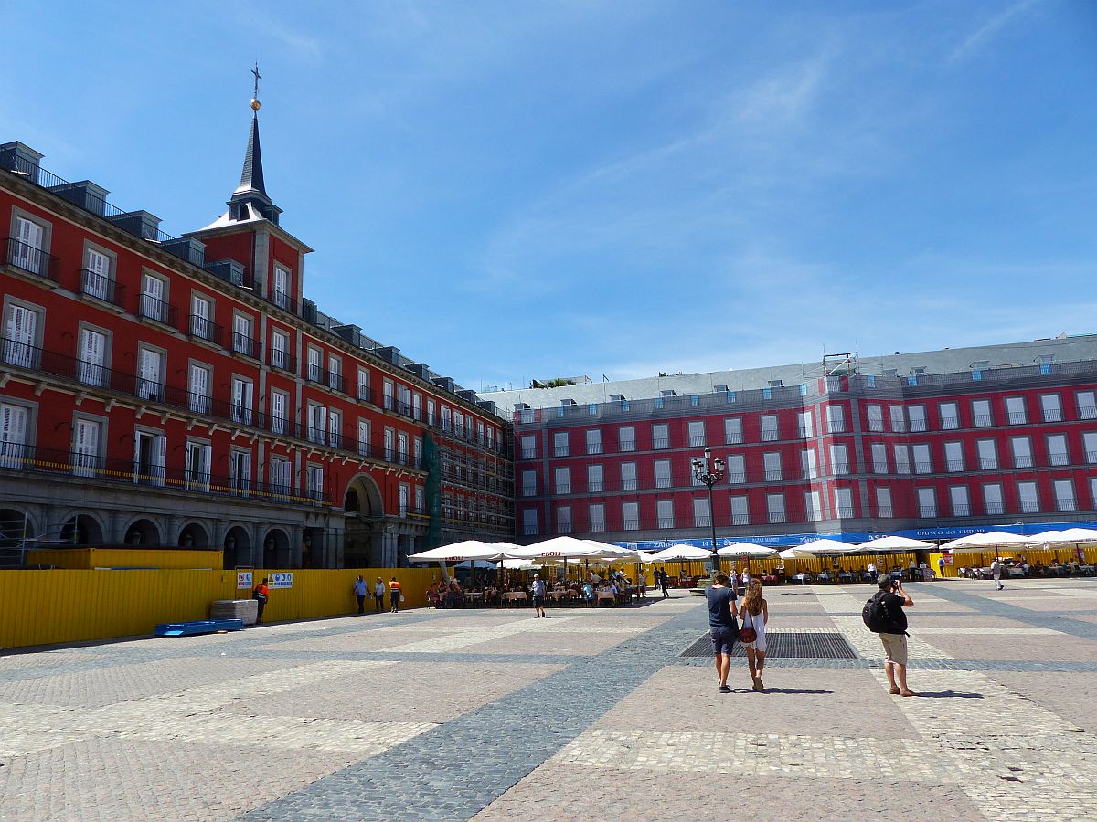 Plaza Mayor, Madrid 27-08-2015.