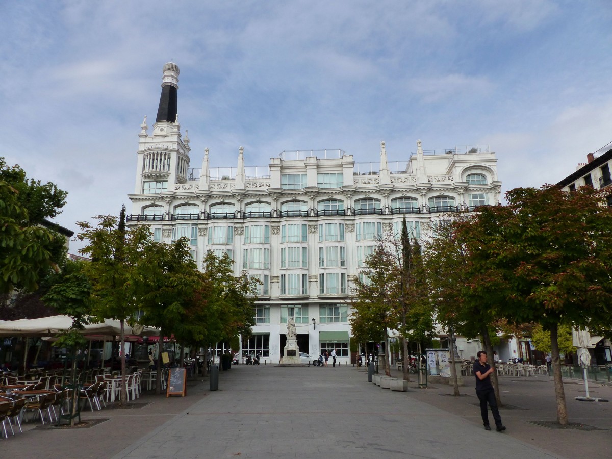 Plaza Santa Ana, Madrid 31-08-2015.