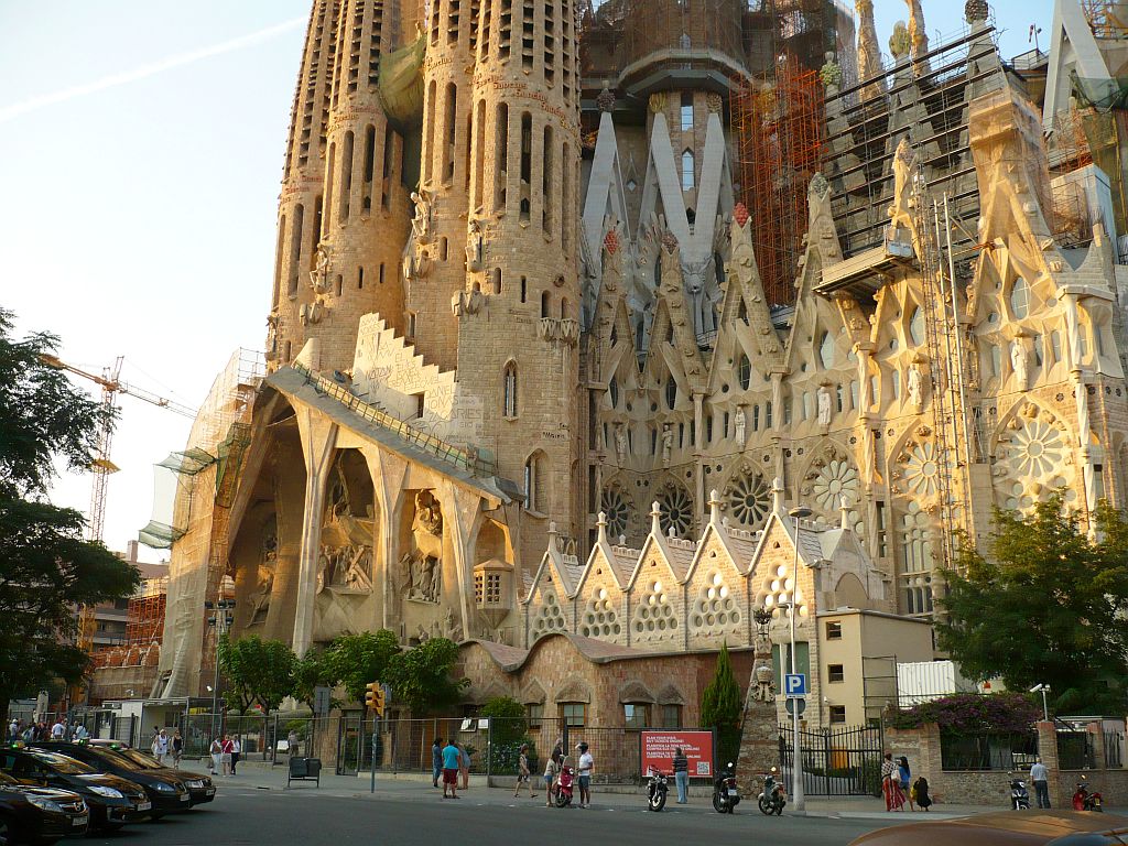 Sagrada Famlia, Barcelona 01-09-2013.