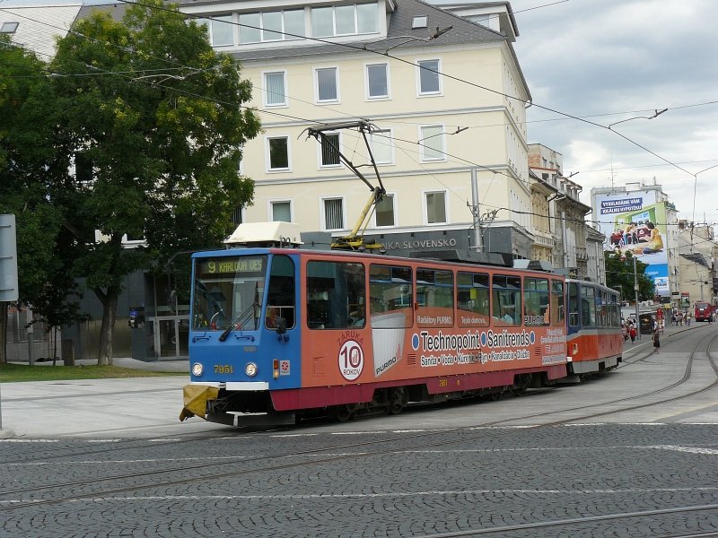 7951 auf der Obchodna in Bratislava 20-08-2008.