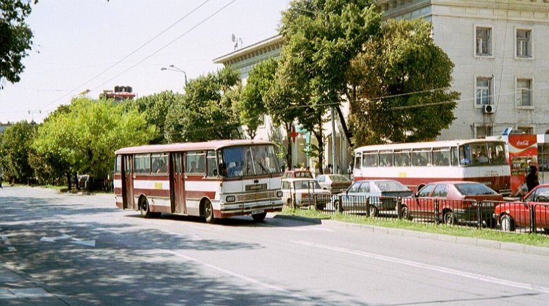 Chavdar Stadtbus fotografiert in Varna, Bulgarien September 2007.
