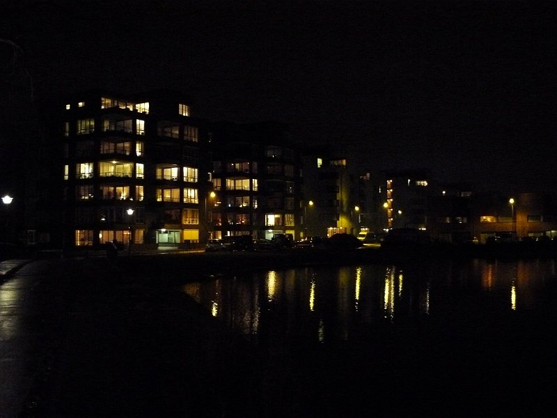 Roomburg bei Nacht, Leiden 2009