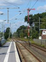 Bahnhof Leschede Gleis 2 und 3 am 13-09-2018.

Leschede spoor 2 en 3 met armsein 13-09-2018.