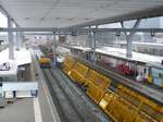Gleis 4, 5 und 6 mit Bauzug. Rotterdam Centraal Station 02-02-2011.

Spoor 4, 5 en 6 met op spoor 5 een trein met o.a. wisseltransportwagens. Rotterdam Centraal Station 02-02-2011.