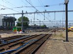 Gleis 9, 10 und 11 Utrecht Centraal Station  19-07-2016.

Spoor 9, 10 en 11 tijdens de verbouw Utrecht CS 19-07-2016.