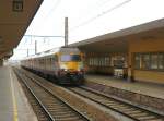 Elektrisch/335545/nmbs-ms80-treinstel-432-spoor-2 NMBS MS80 treinstel 432 spoor 2 Brussel-Noord 05-04-2014.