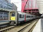 Elektrisch/389464/nmbs-ms-96-tw-467-spoor NMBS MS 96 TW 467 spoor 1 Antwerpen Centraal Station 31-10-2014.

NMBS MS 96 treinstel 467 spoor 1 Antwerpen Centraal Station 31-10-2014.
