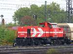 Rhein Cargo Diesellok DE 84 Gterbahnhof Oberhausen West 20-10-2016.

Rhein Cargo dieselloc DE 84 goederenstation Oberhausen West 20-10-2016.