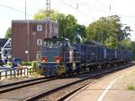 EEB (Emslndische Eisenbahn) Diesellok 275 805-2 (92 80 1275 805-2 D-EBB) Salzbergen 17-08-2018.