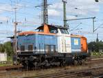 LoConnect GmbH, Diesellokomotive 212 058-2  (92 80 1212 058-2 D-LOC) mit dem Name  Lena Sophie  Gterbahnhof Oberhausen West 19-09-2019.
