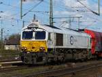 ECR (Euro Cargo Rail) Diesellokomotive 077 002-9 Gterbahnhof Oberhausen West 12-03-2020.