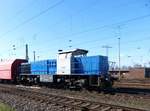 ATC Angel Trains Cargo, Antwerpen Belgien Mak G1206 Diesellok vermietet an Railflex GmbH, Ratingen 1502 (92 82 0001 502-4 D-RF) Gterbahnhof Oberhausen West Deutschland 12-03-2020.