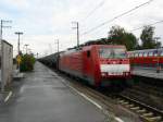 DB Schenker Lok 189 081-3 Gleis 3 Emmerich 11-09-2013.

DB Schenker locomotief 189 081-3 met ketelwagentrein over spoor 3 in Emmerich 11-09-2013.