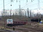 DB Cargo Lok 185 389-4 mit Aufschrift  CO2 Frei  Rangierbahnhof Kln-Kalk Nord 08-03-2018.