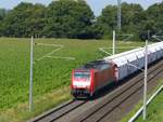 Elektrisch/622195/db-cargo-lok-189-086-2-baumannstrasse DB Cargo Lok 189 086-2 Baumannstrasse, Praest bei Emmerich 06-07-2018.

DB Cargo loc 189 086-2 Baumannstrasse, Praest bij Emmerich 06-07-2018.