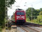 DB Lok 101 023-0 bei Bahnbergang Tecklenburger Strae, Velpe 28-09-2018.

DB loc 101 023-0 nadert de overweg Tecklenburger Strae, Velpe 28-09-2018.