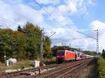 DB Lok 145 014-7 Tecklenburger Strae, Velpe 28-09-2018.