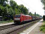 DB Cargo Lokomotive 189 086-2 mit Gterzug Gleis 2 Bahnhof Empel-Rees 18-06-2021.

DB Cargo locomotief 189 086-2 met bonte goederentrein spoor 2 station Empel-Rees 18-06-2021.