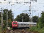 DB Lokomotive 101 109-7 mit Intercity aus Emden einfahrt Bahnhof Salzbergen 16-09-2021.