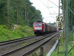 DB Cargo Lokomotive 189 065-6 Alt Sonsfeld / Weseler Landstrae, Rees 30-07-2021.