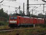 DB Cargo Lokomotive 189 026-8 und 189 086-2 Gterbahnhof Oberhausen West 18-08-2022.