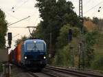 Delta Rail Lokomotive 192 024-8 (91 80 6192 024-8 D-NRAIL) Grenzweg, Hamminkeln 03-11-2022.