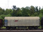 Shimmns Coilwagen der BB mit Nummer 35 RIV 81 A-BB 4673 024-9 Rangierbahnhof Gremberg, Porzer Ringstrae, Kln, Deutschland 08-07-2016.