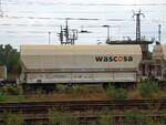 Falns 278 Wascosa vierachsiger Schttgutwagen mit schlagartiger Schwerkraftentladung mit Nummer 37 TEN 84 NL-WASCO 6634 193-0 Gterbahnhof Oberhausen West, Deutschland 18-08-2022.