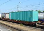 Sggnss Drehgestell-Containertragwagen aus Tschechien mit Nummer 33 54 4576 417-8 Emmerich am Rhein, Deutschalnd 03-07-2015.


Sggnss containerwagen uit Tsjechi met nummer 33 54 4576 417-8 Emmerich Duitsland 03-07-2015.

