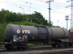 Zacns VTG Kesselwagen aus Holland mit Nummer 33 TEN-RIV 84 NL-VTGD 7846 806-3 Rangierbahnhof Gremberg, Porzer Ringstrae, Kln 20-05-2016..