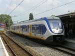 TW 2615 Bauart SLT-6 auf Gleis 10 in Gouda 31-07-2014.

SLT-6 treinstel 2615 uitgerust met ERMTS als stoptrein naar Den Haag CS op spoor 10 Gouda 31-07-2014.