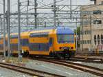 Elektrisch/666271/ns-ddz-6-triebzug-7608-ankunft-utrecht NS DDZ-6 Triebzug 7608 Ankunft Utrecht Centraal Station 10-07-2019.

NS DDZ-6 treinstel 7608 binnenkomst Utrecht CS 10-07-2019.