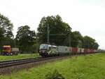RFO (Rail Force One) Vectron Lokomotive 193 623-6 (91 80 6193 623-6 D-DISPO)  Sharky   Alt Sonsfeld / Weseler Landstrae, Rees, Deutschland 30-07-2021.