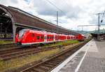   Die  Grinzekatze  1440 310-9 / 1440 810-8 ein dreiteiliger Alstom Coradia Continental (mit modifizierten Kopf) der S-Bahn Rhein-Ruhr (DB Regio) fährt am 20.05.2017, als S5 nach Dortmund Hbf,