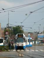 GVBA TW 908 Prins Hendrikkade, Amsterdam 24-09-2014.

GVBA tram 908 Prins Hendrikkade, Amsterdam 24-09-2014.