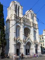 Basilika Notre-Dame de l'Assomption, Rue d'Italie. Avenue Jean Mdecin, Nizza 30-08-2018.

Basiliek Notre-Dame de l’Assomption, Rue d'Italie. Avenue Jean Mdecin, Nice 30-08-2018.