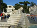 Piazza del Popolo, Rom 29-08-2014.