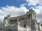 Monument Altare della Patria Victor Emanuel II  Piazza Venezia, Rom, Italien 01-09-2014.