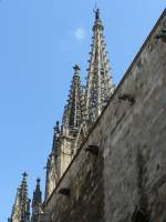 Bij de kathedraal Barcelona 31-08-2013.