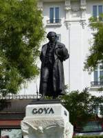 Standbild von Goya. Calle de Felipe IV, Madrid, Spanien 31-08-2015.

Standbeeld van Goya. Calle de Felipe IV, Madrid, Spanje 31-08-2015.