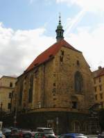 St. Vclava na Zderaze Kirche. Resslova, Prag 06-09-2012.
Sint Vclava na Zderaze kerk uit 1380. Resslova, Praag 06-09-2012.