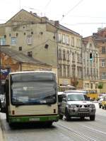 Lviv ATP-14630 DAF Den Oudsten Alliance city Bus Baujahr 1997.
