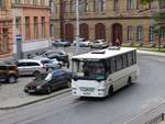 Lviv ATP-1  BAZ-А08110 Bus Baujahr 2013. Pidvalna Strasse, Lviv, Ukraine 30-08-2016.

Lviv ATP-1  BAZ-А08110 bus bouwjaar 2013. Pidvalna straat, Lviv, Oekrane 30-08-2016.