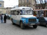 Ein GAZ Bus fotografiert in Lviv am 24-03-2008.